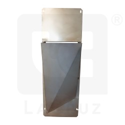 346568 - Left sheet metal for lower enclosure G2. Stainless steel